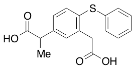 2-(3-(Carboxymethyl)-4-(phenylthio)-phenyl)propanoic Acid