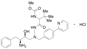 N-(Methoxycarbonyl)-3-methyl-L-valine 2-[(2S,3S)-3-Amino-2-hydroxy-4-phenylbutyl]-2-[[4-(2-pyridinyl)phenyl]methyl]hydrazide Hydrochloride