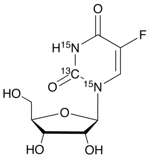 5-Fluorouridine-13C,15N2