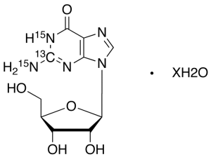 Guanosine-13C,15N2 Hydrate
