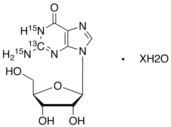 Guanosine-13C,15N2 Hydrate