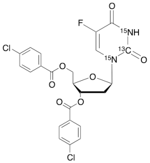 3,5-Di-O-p-chlorobenzoyl Floxuridine-13C,15N2
