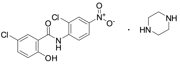 Niclosamide Piperazinesalt