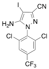 5-Amino-3-cyano-4-iodo-1-[2,6-dichloro-4-(trifluoromethyl)phenyl]pyrazole
