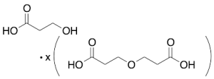 3-Hydroxypropionic Acid, in aq solution (with varying amounts of 3,3'-Oxydipropanoic Acid)