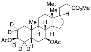 3beta,7beta-Di-O-acetyl 24-Nor 3beta-Ursodeoxycholic Acid-d5 Methyl Ester