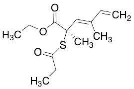 (2R,3E)-2,4-Dimethyl-2-[(1-oxopropyl)thio]-3,5-hexadienoic Acid Ethyl Ester