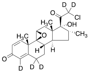 17Alpha-Hydroxy-21-chloro-9Beta,11Beta-epoxy-16Alpha-methylpregna-1,4-diene-3,20-dione-d5