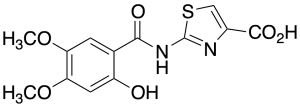 2-[(2-Hydroxy-4,5-dimethoxybenzoyl)amino]-4-thiazolecarboxylic Acid (>90%)