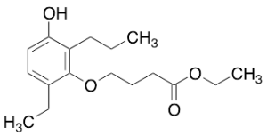 4-[3-Hydroxy-6-ethyl-2-propylphenoxy]butanoic Acid Ethyl Ester