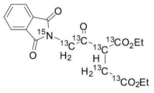 Diethyl 2-(2-(1,3-Dioxoisoindolin-2-yl-15N)acetyl)succinate-13C4