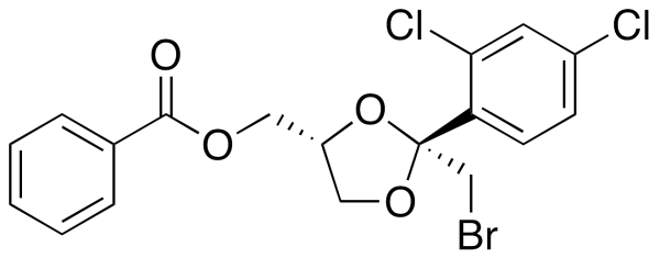 cis-[2-Bromomethyl-2-(2,4-dichlorophenyl)-1,3-dioxolan-4-yl]methyl Benzoate