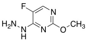 5-fluoro-4-hydrazino-2-methoxypyrimidine