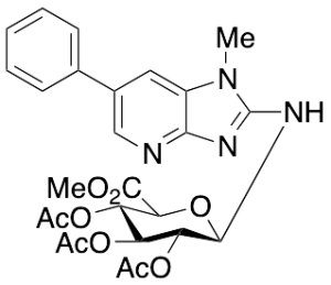 2-Amino-1-methyl-6-phenylimidazo[4,5-b]pyridine N-Beta-D-Glucuronide Triacetate