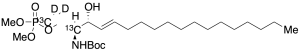 (2R,3R,E)-2-Amino-3-hydroxyoctadec-4-en-1-yl dimethyl Phosphate-13C2,D2