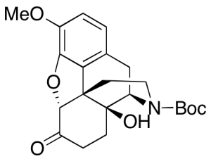 (5Alpha)-4,5-Epoxy-14-hydroxy-3-methoxy-6-oxomorphinan-17-carboxylic Acid 1,1-Dimethylethyl Ester