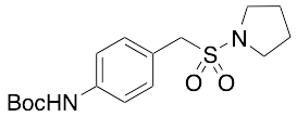 (4-((Pyrrolidin-1-ylsulfonyl)methyl)phenyl)carbamic Acid tert-Butyl Ester