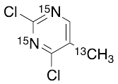 2,4-Dichloro-5-methylpyrimidine-15N2,13C