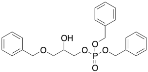 1-(Benzyloxy)-3-[[bis(benzyloxy)phosphoryl]oxy]propan-2-ol