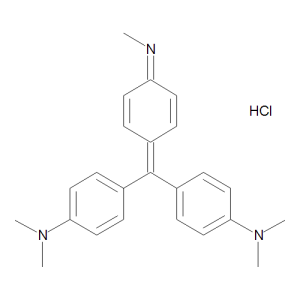 4-{[4-(Dimethylamino)phenyl][4-(methylimino)cyclohexa-2,5-dien-1-ylidene]methyl}-N,N-dimethylaniline Hydrochloride (Technical Grade)