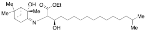 3-Hydroxy-2-[(E)-[(1S,2S,5S)-2-hydroxy-2,6,6-trimethylbicyclo[3.1.1]hept-3-ylidene]amino]-15-methyl-hexadecanoic Acid Ethyl Ester