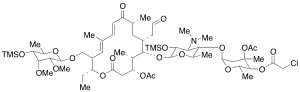 4”’-O-Chloroacetyl-4’,2’’-O-di(trimethysilyl)tylosin 3,3’’’-Diacetate