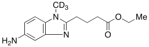 1-Methyl-5-amino-1H-benzimidazole-2-butanoic Acid Ethyl Ester-d3