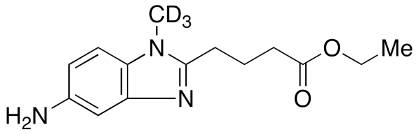 1-Methyl-5-amino-1H-benzimidazole-2-butanoic Acid Ethyl Ester-d3
