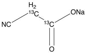 2-Cyano-acetic Acid Sodium Salt-13C2