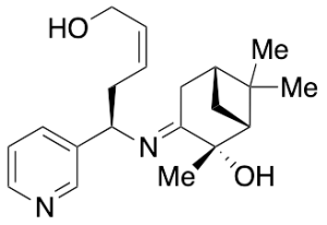 (1R,2S,5R)-3-[[(1S,3Z)-5-Hydroxy-1-(3-pyridinyl)-3-penten-1-yl]imino]-2,6,6-trimethyl-bicyclo[3.1.1]heptan-2-ol