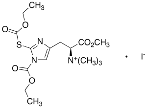 N(Im)-Ethoxycarbonyl-S-ethoxycarbonyl L-Ergothioneine Methyl Ester Iodide