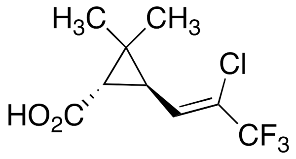 trans-3-(2-Chloro-3,3,3-trifluoro-1-propenyl)-2,2-dimethyl-cyclopropanecarboxylic Acid