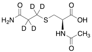 N-Acetyl-S-(2-carbamoylethyl-d4)-L-cysteine