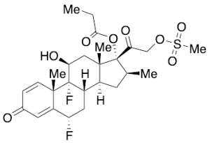 Diflorasone 17-propionate-21-mesylate