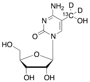 5-Hydroxymethylcytidine-13C,D2