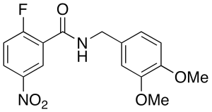 N-(3,4-Dimethoxybenzyl)-2-fluoro-5-nitrobenzamide
