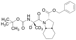 N-(N-tert-Boc-alanoyl)-L-(2S,3aS,7aS)-octahydro-indole-2-carboxylic Acid-d4 Benzyl Ester