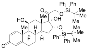 16,21-Di-O-[tert-Butyldiphenylsilyl]-triamcinolone