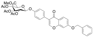 7-O-Benzyl Daidzein 4’-Tri-O-acetyl-Beta-D-glucuronic Acid Methyl Ester