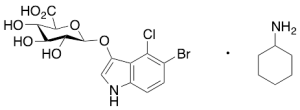 5-Bromo-4-chloro-3-indolyl b-D-glucuronide, Cyclohexylammonium Salt
