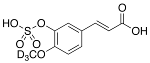 Isoferulic Acid-d3 3-O-Sulfate Disodium Salt