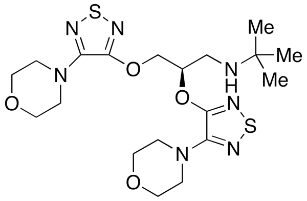 2-[4-(4-Morpholinyl)-1,2,5-thiadiazol-3-yl] (R)-(+)-Timolol Ether