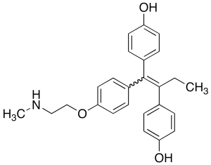 (E/Z)-4,4’-Dihydroxy-N-desmethyl Tamoxifen