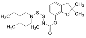 Carbofuran N,N-Dibutyl-2λ1-disulfan-1-amine