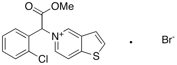 5-[1-(2-Chlorophenyl)-2-methoxy-2-oxoethyl]thieno[3,2-c]pyridinium Bromide