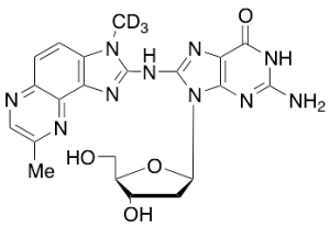 N2-(Deoxyguanosin-8-yl)-2-amino-3,8-dimethylimidazo[4,5-f]quinoxaline-d3