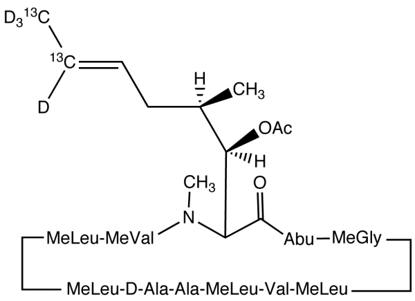 Cyclosporin A-13C2,d4 Acetate