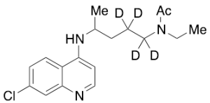 N-Acetyl Desethyl Chloroquine-d4