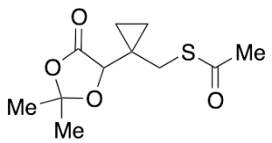 S-((1-(2,2-Dimethyl-5-oxo-1,3-dioxolan-4-yl)cyclopropyl)methyl) Ethanethioate