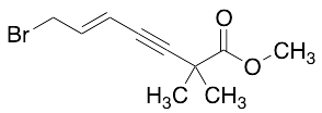 E-1-Bromo-6,6-dimethyl-6-methylcarboxylate-2-en-4-yne